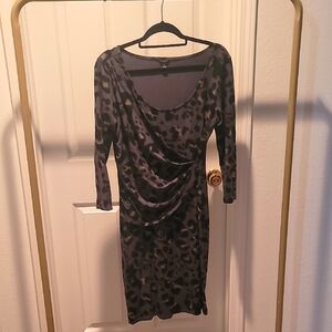 Ann Taylor Elegant Leopard Print Dress